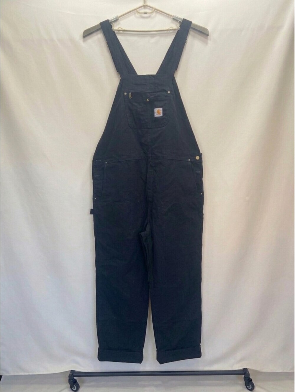 NEW Carhartt Relaxed Fit Firm Duck Canvas Bib Overalls Men's 54x32